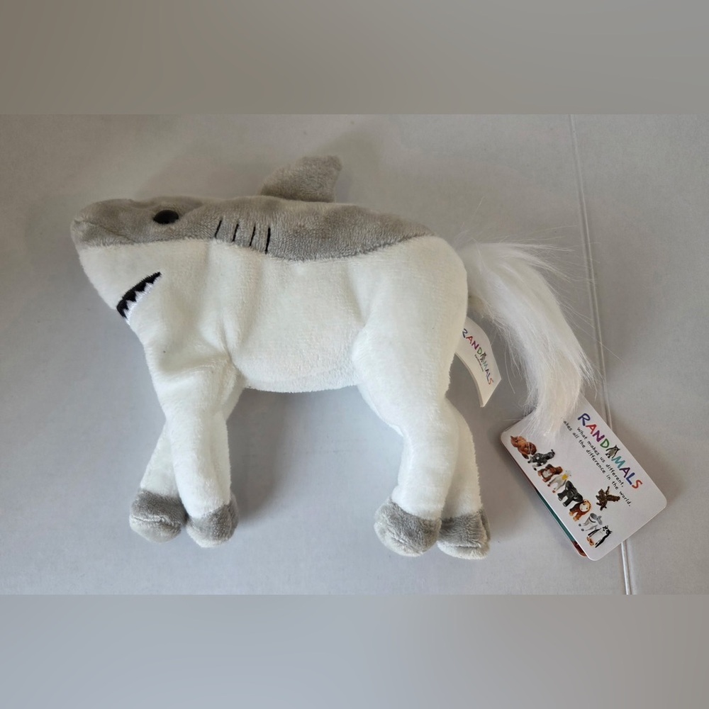 Randimals Realistic Animal Toys  Horse & Shark Hybrid Figurine Plush With Tags6”